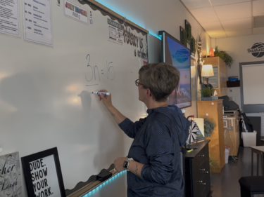 Chauntel Teaching Math