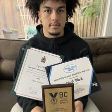 Elijah Black with Awards